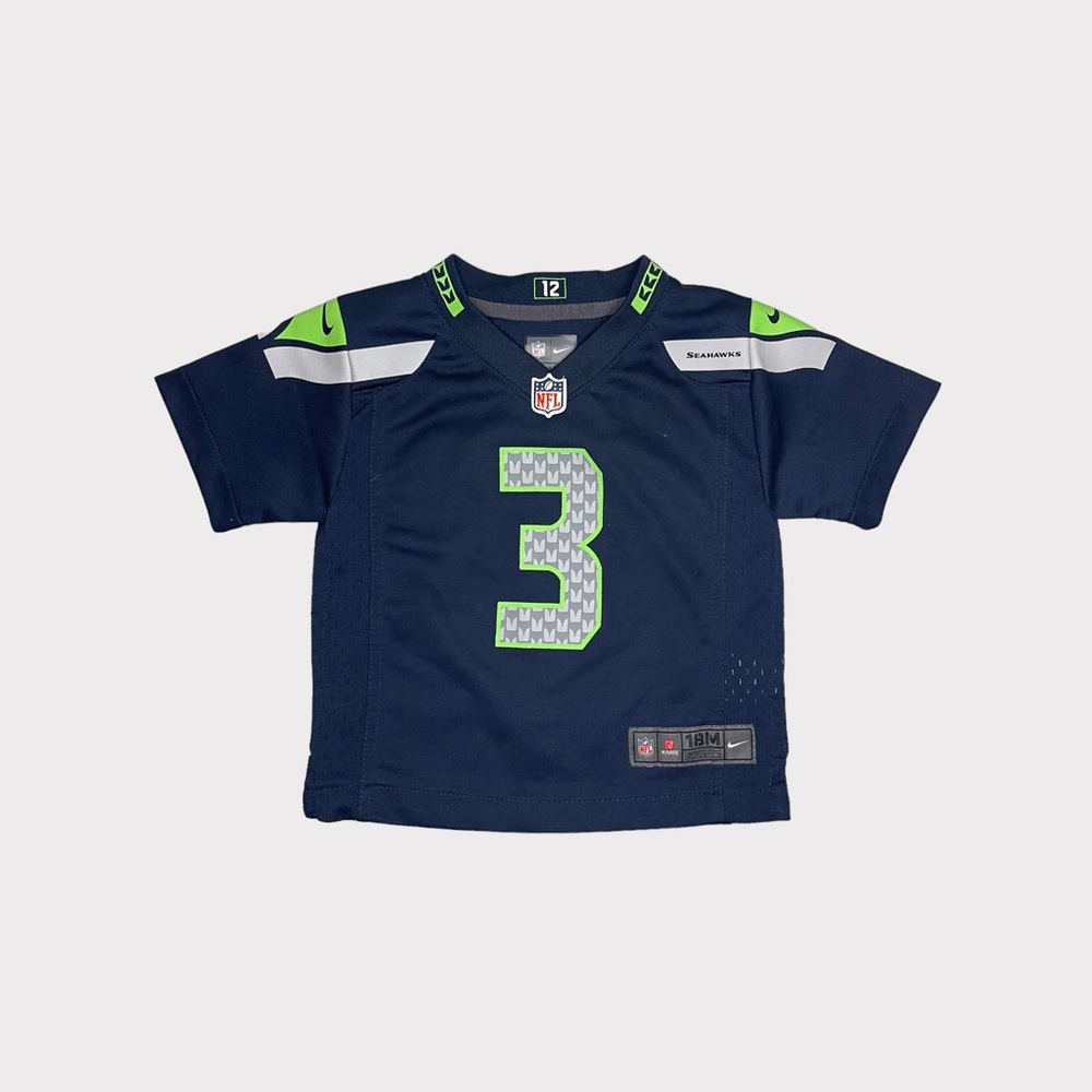 Nike NFL Seattle Seahawks 3 Russell Wilson Official Jersey